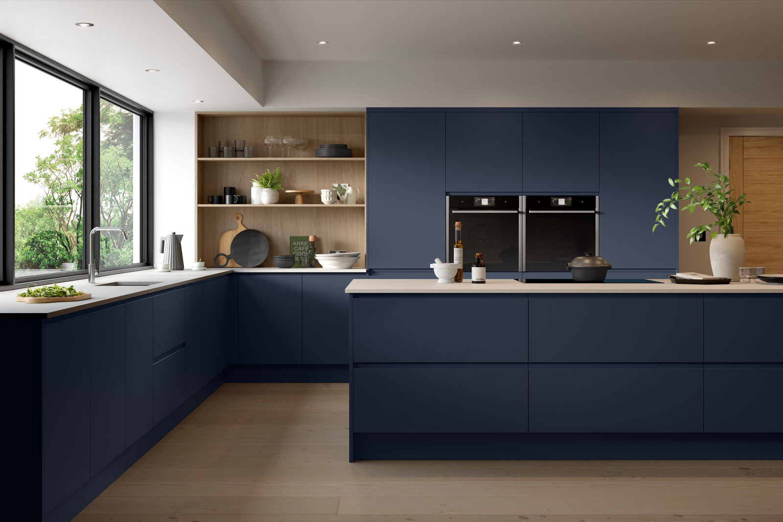 19mm J-Pull Kitchen Doors