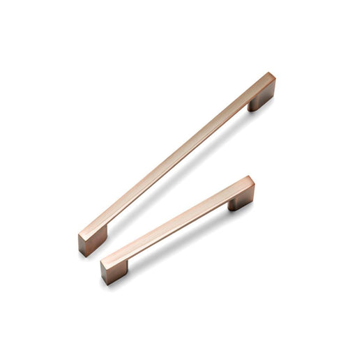 SLIM SQUARE D Handle Kitchen/Bedroom Door Handle Antique Copper