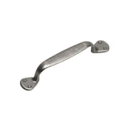 Finsbury D Kitchen/Bedroom Door Handle Pewter - 96mm Centres (145mm Overall Length)