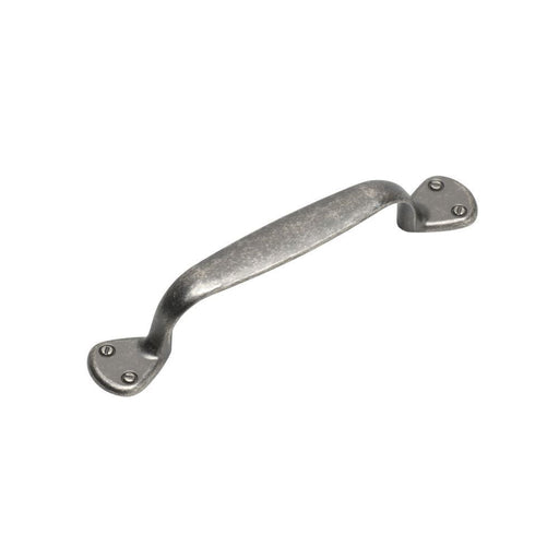 Finsbury D Kitchen/Bedroom Door Handle Pewter - 96mm Centres (145mm Overall Length)