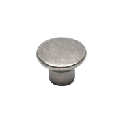 Finsbury Kitchen/Bedroom Door Round Knob Pewter - Round Knob 35mm Diam