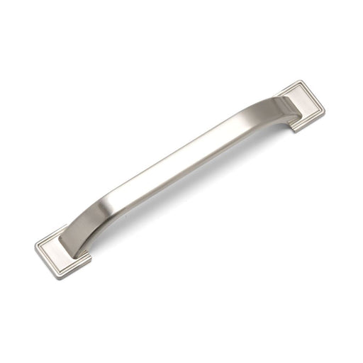 WINDSOR D Handle Kitchen/Bedroom Door Handle Brushed Nickel - 160mm Centres (202mm Overall Length)
