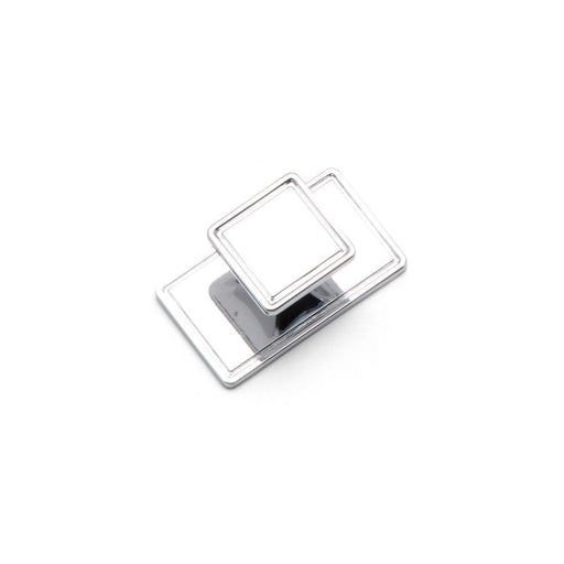 WINDSOR Square Knob Kitchen/Bedroom Door Handle Chrome