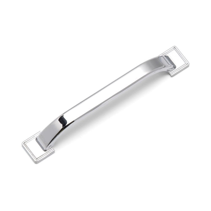 WINDSOR D Handle Kitchen/Bedroom Door Handle Chrome - 160mm Centres (202mm Overall Length)