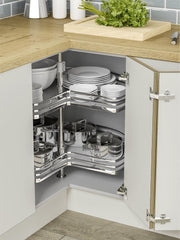 Innostor Plus 3/4 Carousel To Suit 900 x 900mm L Shaped Corner Base Cabinet