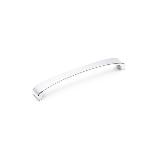 Brent D Handle Kitchen/Bedroom Door Handle Chrome - 160mm Centres (174mm Overall Length)