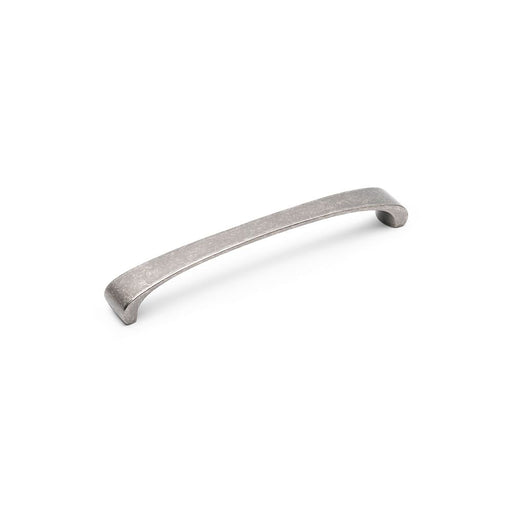 Brent D Handle Kitchen/Bedroom Door Handle Pewter - 160mm Centres (174mm Overall Length)