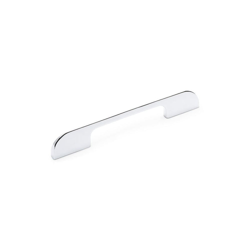 Bexley D Handle Kitchen/Bedroom Door Handle Chrome - 160mm Centres (202mm Overall Length)