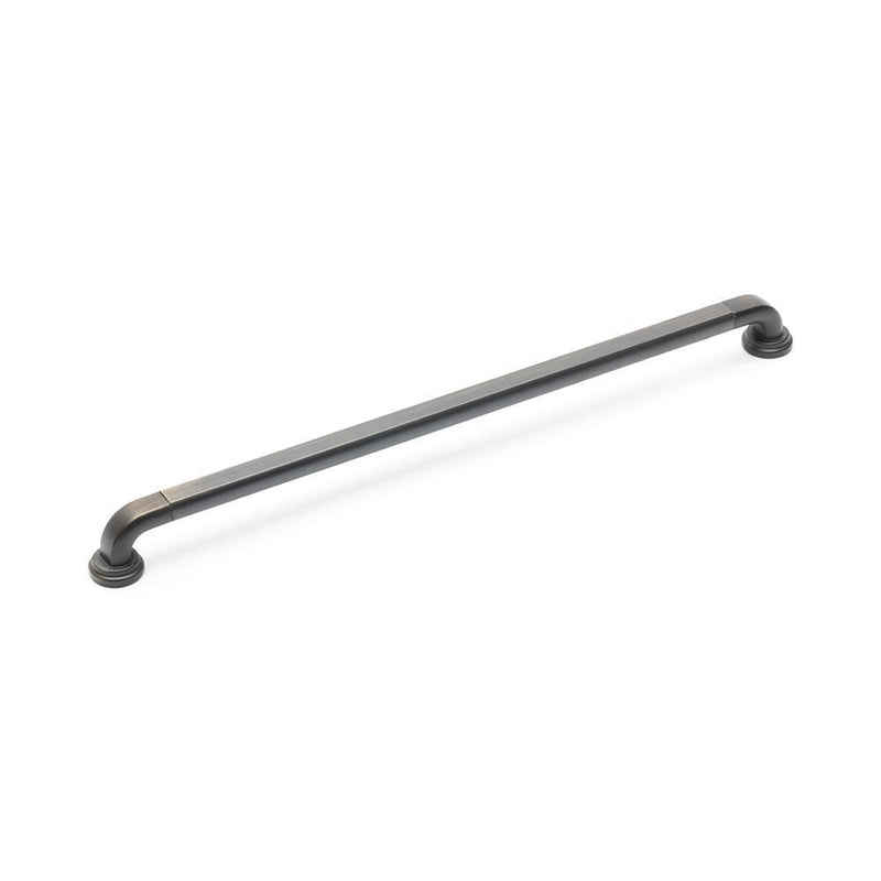 LAMBETH D Handle Kitchen/Bedroom Door Handle Antique Black - 320mm Centres (364mm Overall Length)