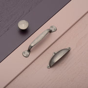 Finsbury Kitchen/Bedroom Door Round Knob Pewter - Round Knob 35mm Diam