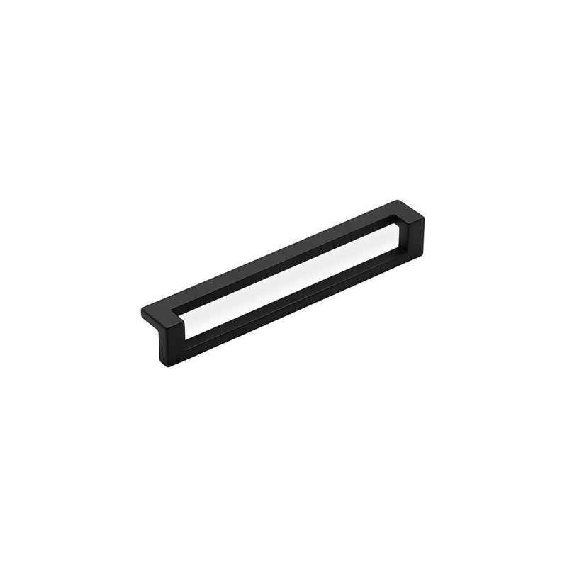 DECO Pull Handle Kitchen/Bedroom Door Handle Matt Black (Various Sizes) - 160mm Hole Centres (174mm Overall Length)