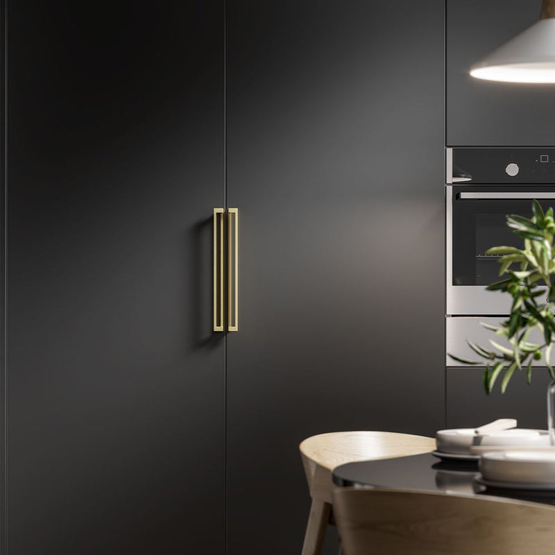 DECO Pull Handle Kitchen/Bedroom Door Handle Satin Brass (Various Sizes)