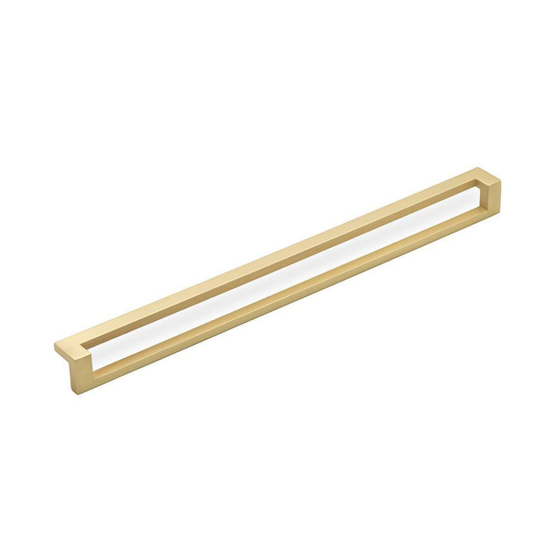 DECO Pull Handle Kitchen/Bedroom Door Handle Satin Brass (Various Sizes) - 320mm Hole Centres (334mm Overall Length)