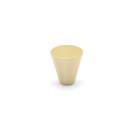 DECO Conical Knob Kitchen/Bedroom Door Handle Satin Brass