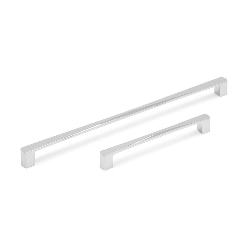 RENNE D Handle Kitchen/Bedroom Door Handle Chrome (Various Sizes)
