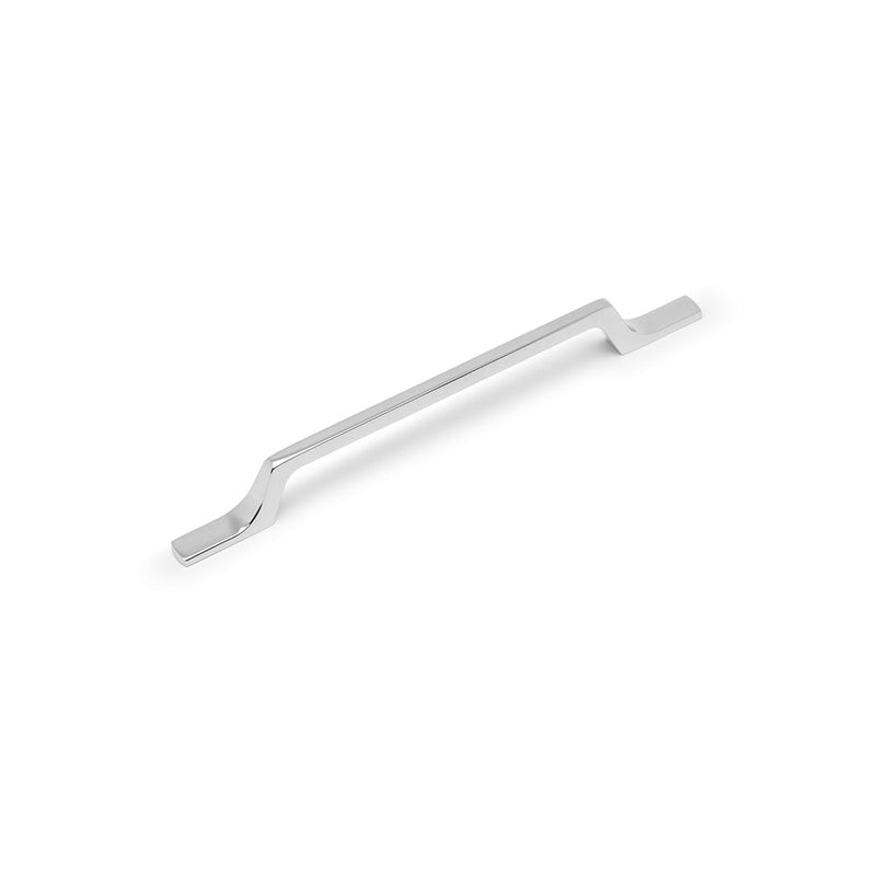 LISSE Strap Handle Kitchen/Bedroom Door Handle Chrome (Various Sizes) - 160mm Hole Centres (225mm Overall Length)