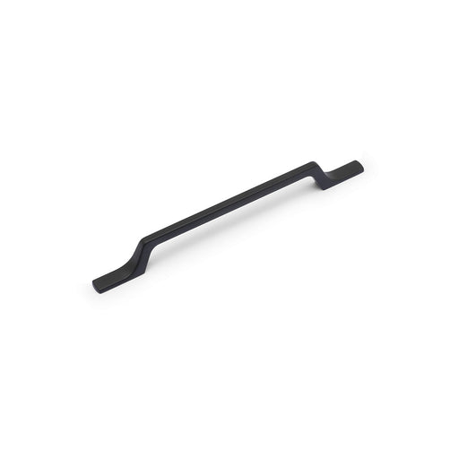 LISSE Strap Handle Kitchen/Bedroom Door Handle Matt Black (Various Sizes) - 160mm Hole Centres (225mm Overall Length)