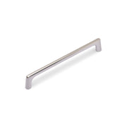 ANAIS D Handle Kitchen/Bedroom Door Handle Brushed Nickel (Various Sizes) - 160mm Hole Centres (170mm Overall Length)