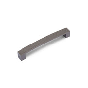 Block Bar D Handle Kitchen/Bedroom Door Handle Matt Pewter - 160mm Centres (177mm Overall Length)