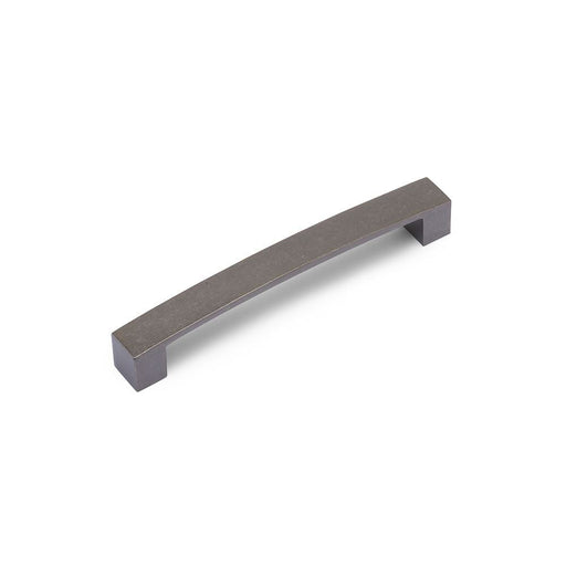 Block Bar D Handle Kitchen/Bedroom Door Handle Matt Pewter - 160mm Centres (177mm Overall Length)
