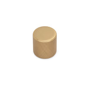 FENDER KNURLED Round Knob Kitchen/Bedroom Door Handle Satin Brass