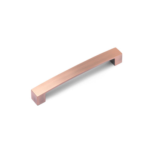 Block Bar D Handle Kitchen/Bedroom Door Handle Antique Copper - 160mm Centres (177mm Overall Length)