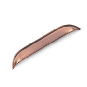 WINDSOR Shell Handle Kitchen/Bedroom Door Handle Antique Copper - 160mm Hole Centres (206mm Overall Length)