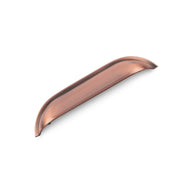 WINDSOR Shell Handle Kitchen/Bedroom Door Handle Antique Copper - 128mm Hole Centres (174mm Overall Length)