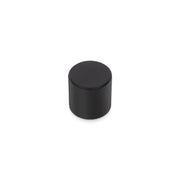 FENDER KNURLED Round Knob Kitchen/Bedroom Door Handle Matt Black