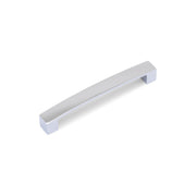Block Bar D Handle Kitchen/Bedroom Door Handle Chrome - 128mm Centres (146mm Overall Length)