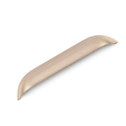 WINDSOR Shell Handle Kitchen/Bedroom Door Handle Champagne Gold - 160mm Hole Centres (206mm Overall Length)
