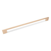 SLIM SQUARE D Handle Kitchen/Bedroom Door Handle Champagne Gold - 320mm Centres (358mm Overall Length)