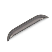 WINDSOR Shell Handle Kitchen/Bedroom Door Handle Pewter - 160mm Hole Centres (206mm Overall Length)