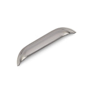 WINDSOR Shell Handle Kitchen/Bedroom Door Handle Brushed Nickel - 128mm Hole Centres (174mm Overall Length)