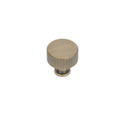 Linea Round Post Knob Kitchen/Bedroom Door Handle Antique Brass