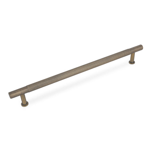 LINEA T Bar Handle Kitchen/Bedroom Door Handle Antique Brass (Various Sizes) - 224mm Hole Centres (264mm Overall Length)