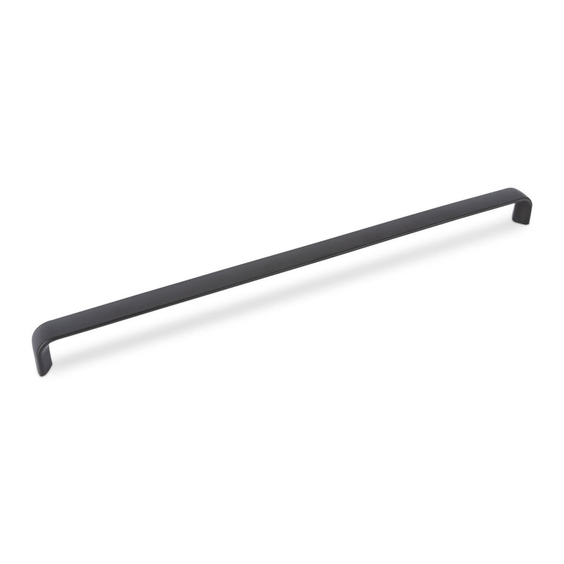 Camden D Kitchen/Bedroom Door Handle Matt Black (Various Sizes) - 320mm Hole Centres (328mm Overall Length)