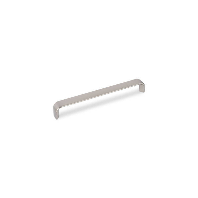 Camden D Kitchen/Bedroom Door Handle Brushed Nickel (Various Sizes) - 160mm Hole Centres (168mm Overall Length)