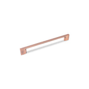 SLIM SQUARE D Handle Kitchen/Bedroom Door Handle Antique Copper - 96mm Centres (120mm Overall Length)