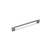 SLIM SQUARE D Handle Kitchen/Bedroom Door Handle Pewter - 160mm Centres (188mm Overall Length)