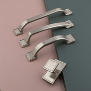 WINDSOR D Handle Kitchen/Bedroom Door Handle Brushed Nickel