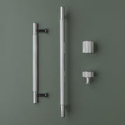 Linea Round Knob Kitchen/Bedroom Door Handle Chrome