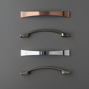 Hamilton Strap Handle Kitchen/Bedroom Door Handle Chrome - 128mm Centres (176mm Overall Length)