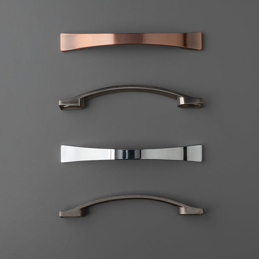 Hamilton Strap Handle Kitchen/Bedroom Door Handle Chrome - 128mm Centres (176mm Overall Length)