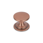 WINDSOR Round Knob Handle Kitchen/Bedroom Door Handle Antique Copper - 38mm Diameter