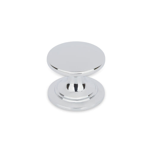 WINDSOR Round Knob Handle Kitchen/Bedroom Door Handle Chrome - 38mm Diameter