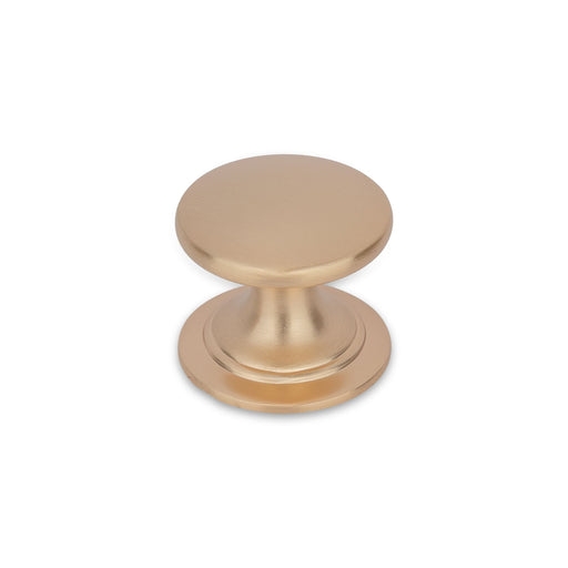 WINDSOR Round Knob Handle Kitchen/Bedroom Door Handle Champagne Gold - 38mm Diameter