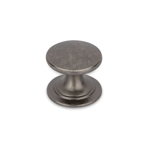 WINDSOR Round Knob Handle Kitchen/Bedroom Door Handle Pewter - 38mm Diameter
