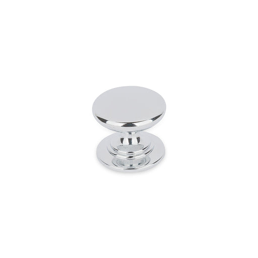 WINDSOR Round Knob Handle Kitchen/Bedroom Door Handle Chrome - 32mm Diameter