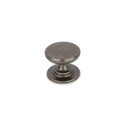 WINDSOR Round Knob Handle Kitchen/Bedroom Door Handle Pewter - 32mm Diameter